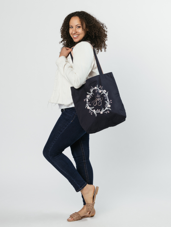 Choose Joy Reversible Tote