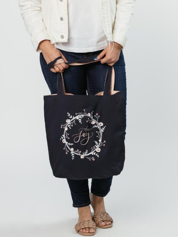 Choose Joy Reversible Tote