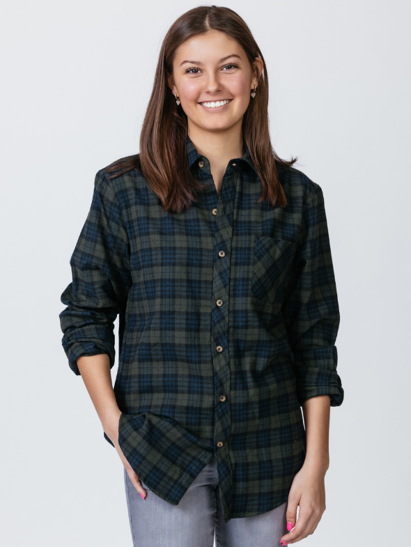 Forest & Navy Flannel