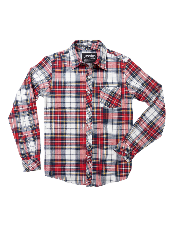 Scotch Plaid Unisex Classic Flannel Shirt