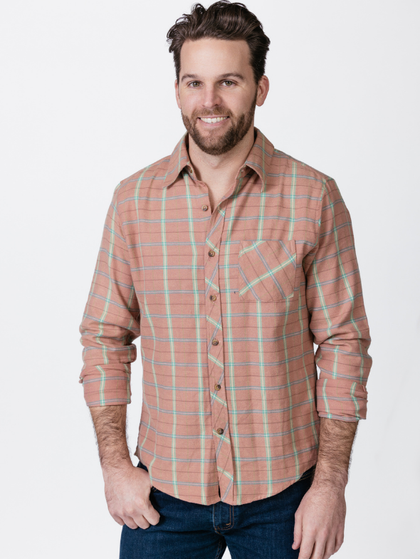 Spring Plaid Unisex Classic Flannel Shirt